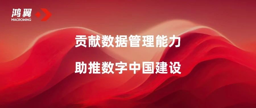 鴻翼以數據管理能力 助推數字中國建設