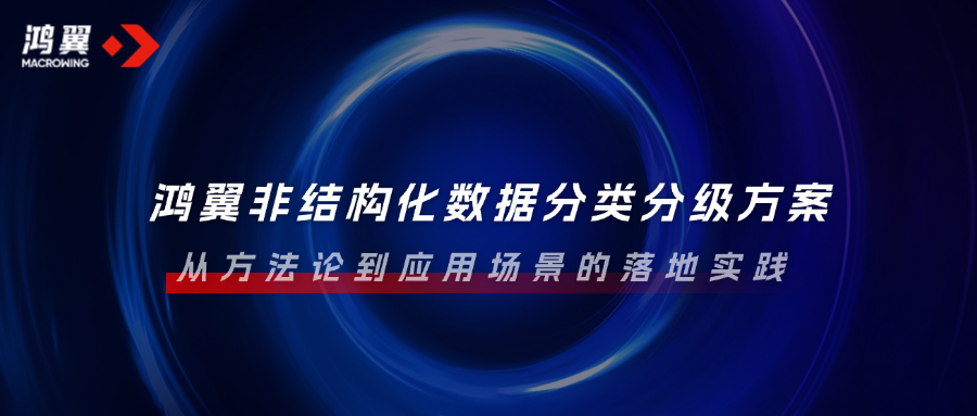 鴻翼非結構化數據分類分級方案：從方法論到應用場景的落地實踐